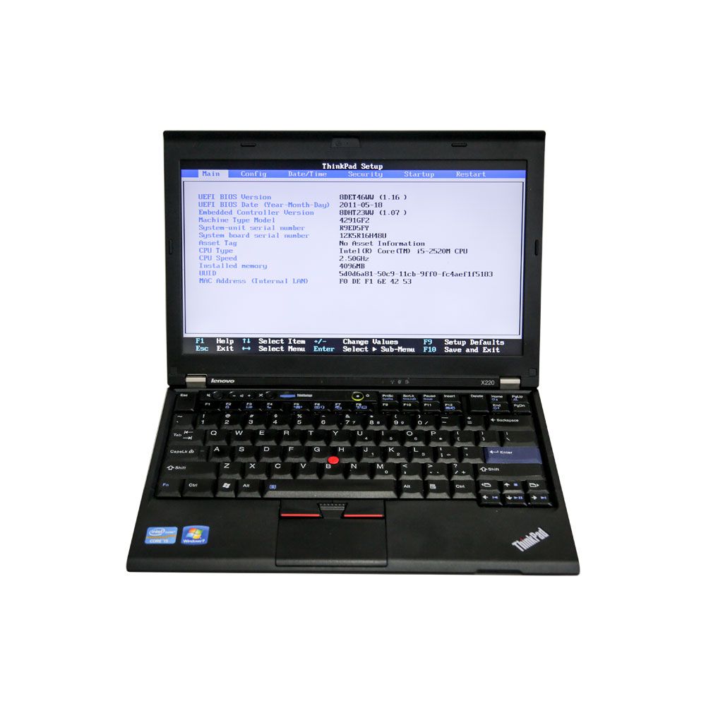 Lenovo X220 I5 CPU 1.8GHz WIFI With 4GB Memory Compatible