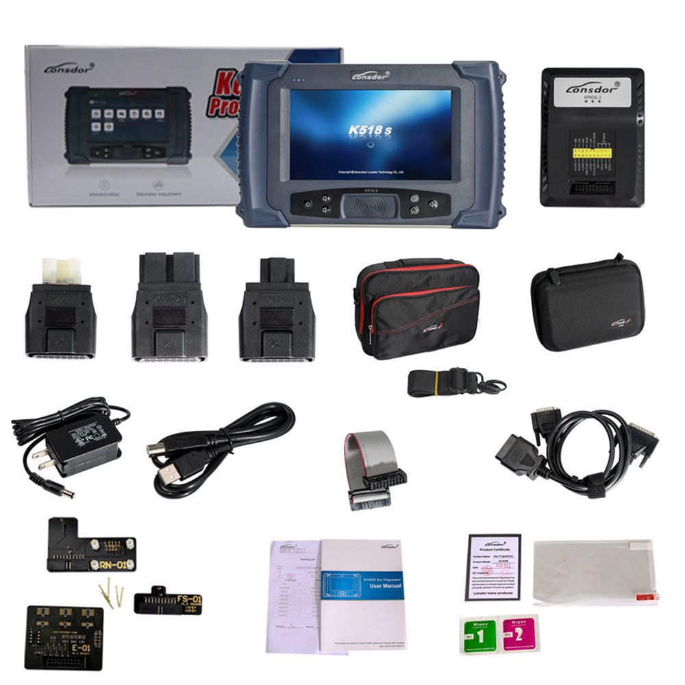 LONSDOR K518S Key Programmer Basic Version No Token Limitation Supports All Makes and Odometer Adjustment Function