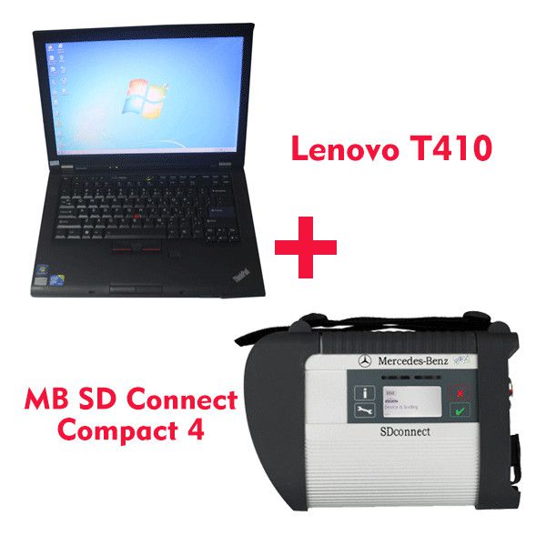 2019.05V MB SD C4 Star Diagnosis with 256GB SSD Plus Lenovo T410 Laptop 4GB Memory Software Installed Ready to Use