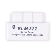 Super MINI ELM327 Bluetooth OBD2 / OBDII ELM 327 Version 1.5 White Auto Diagnostic Interface Scanner