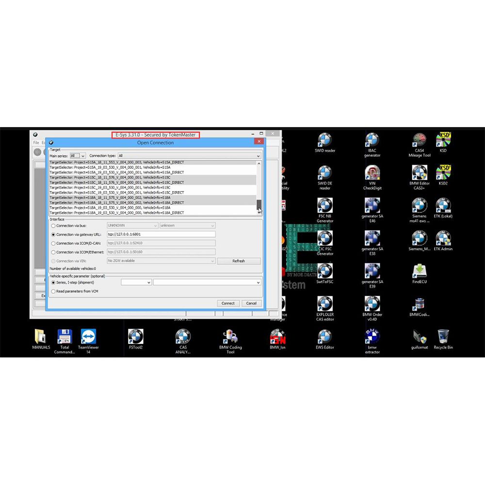 MOE BMW All Engineering System 60 BMW Software All-in-One Win10 500GB SSD