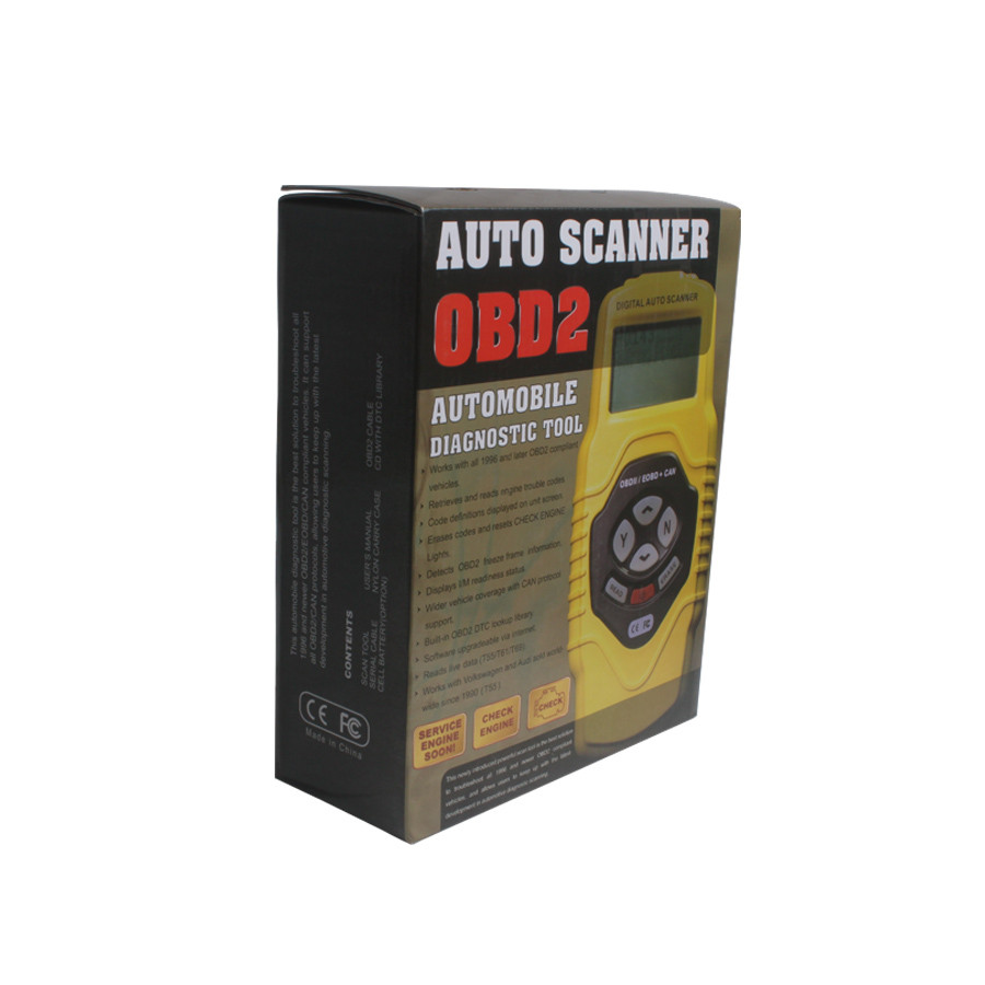 Multilingual OBDII Scanner T55 Updatable