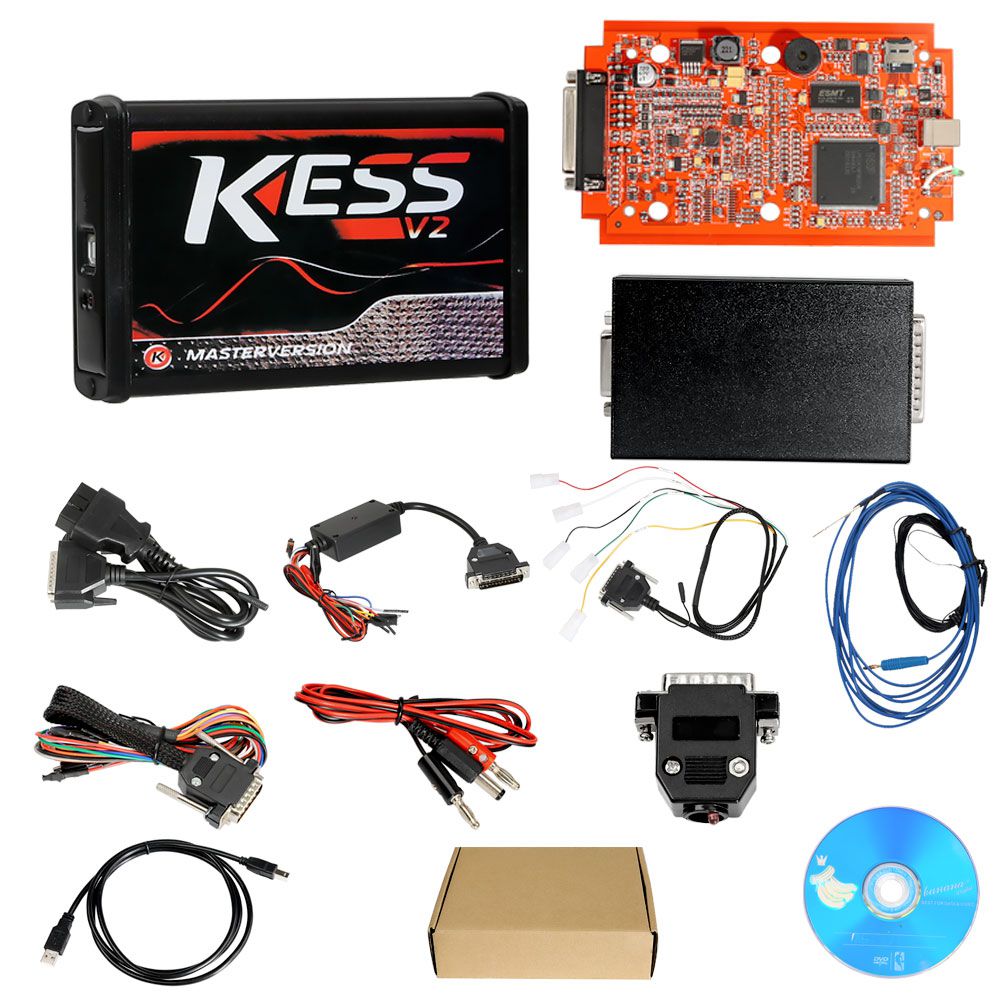 Cheap Kess V2 V5.017 EU Version SW V2.47 with Red PCB Online Version Support 140 Protocol No Token Limited