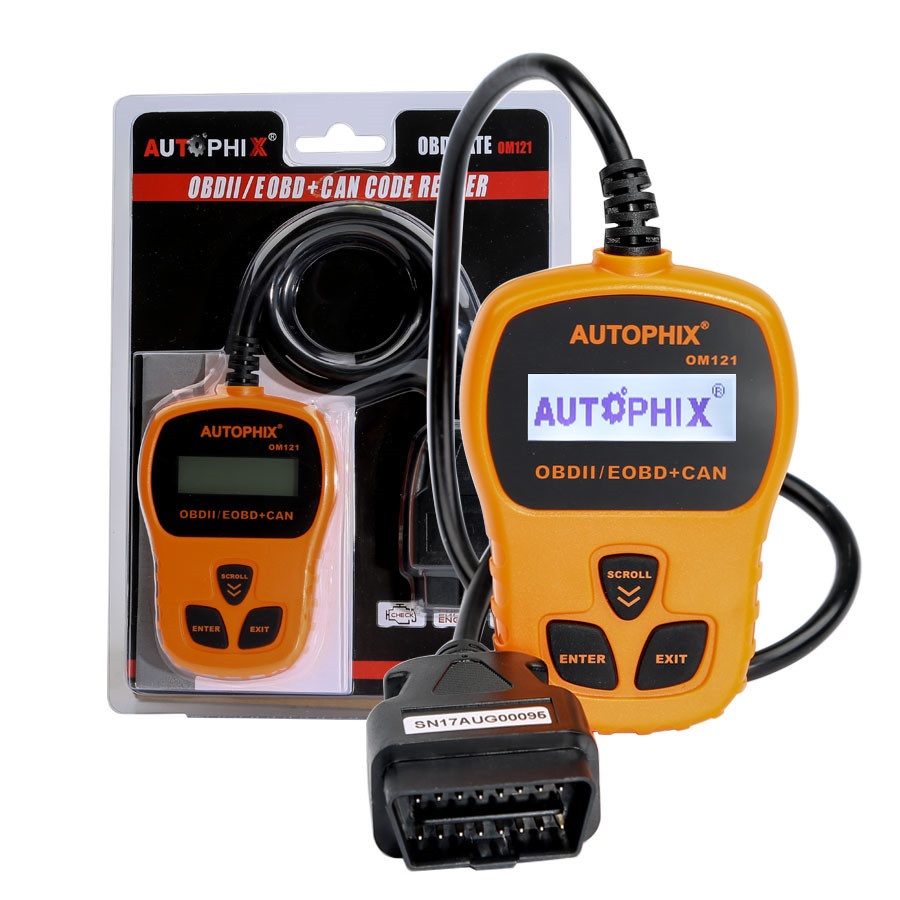 Newest AUTOPHIX OM121 OBD2 EOBD CAN Engine Code Reader