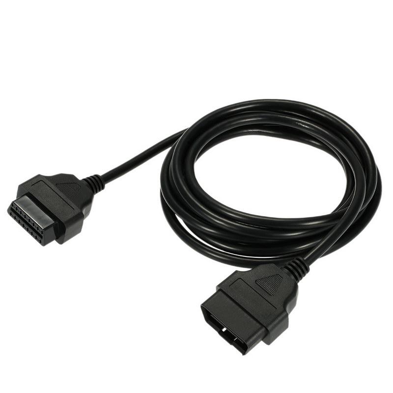 OBD-II OBD2 16pin Male to Female Diagnostic Extension Cable 5M