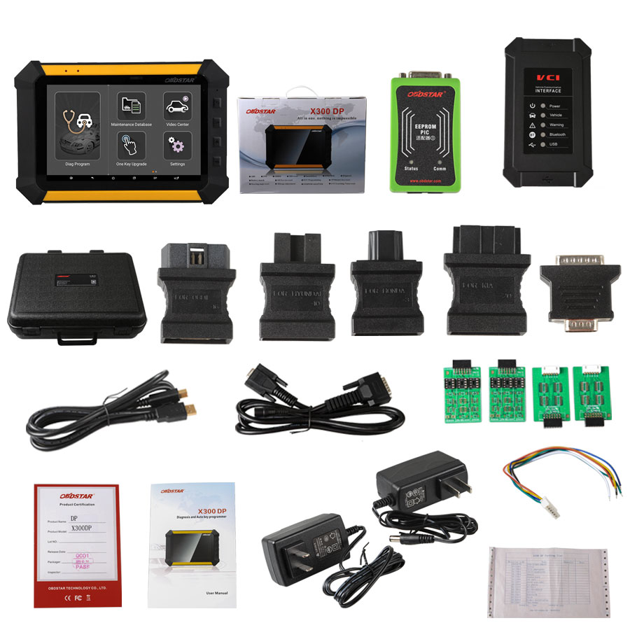 OBDSTAR X300 DP X-300DP PAD Tablet Key Programmer Full Configuration