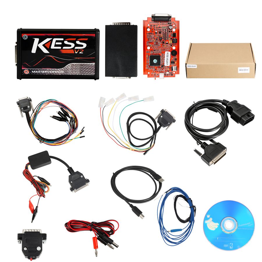 Online Version Kess V5.017 with Red PCB Support 140 Protocol No Token Limited