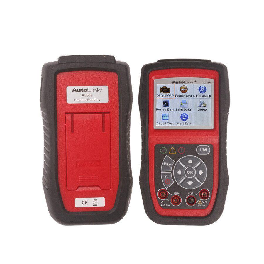 Original Autel AutoLink AL539 OBDII/CAN Scan Tool Update Online Multi Language Support