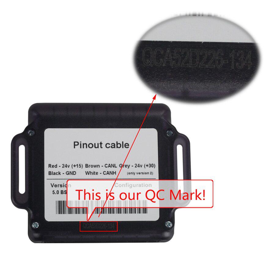 Original Truck Adblueobd2 Emulator 8-in-1 with Nox Sensor for Mercedes MAN Scania Iveco DAF Volvo Renault and Ford