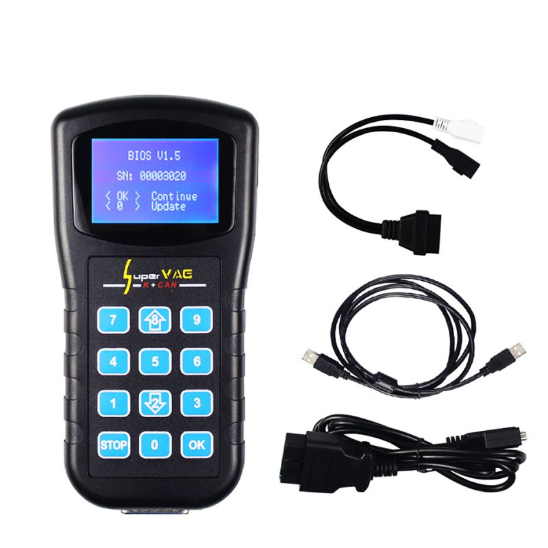 Super VAG K+CAN V4.6 Odometer Correction Tool Airbag Reset tool Key programmer For AUDI VW Skoda vag k can