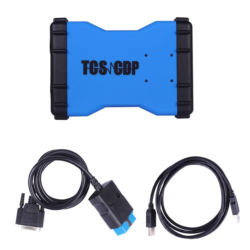 Promotion 2015.3 New TCS CDP+  auto diagnostic tool with Bluetooth Blue Version