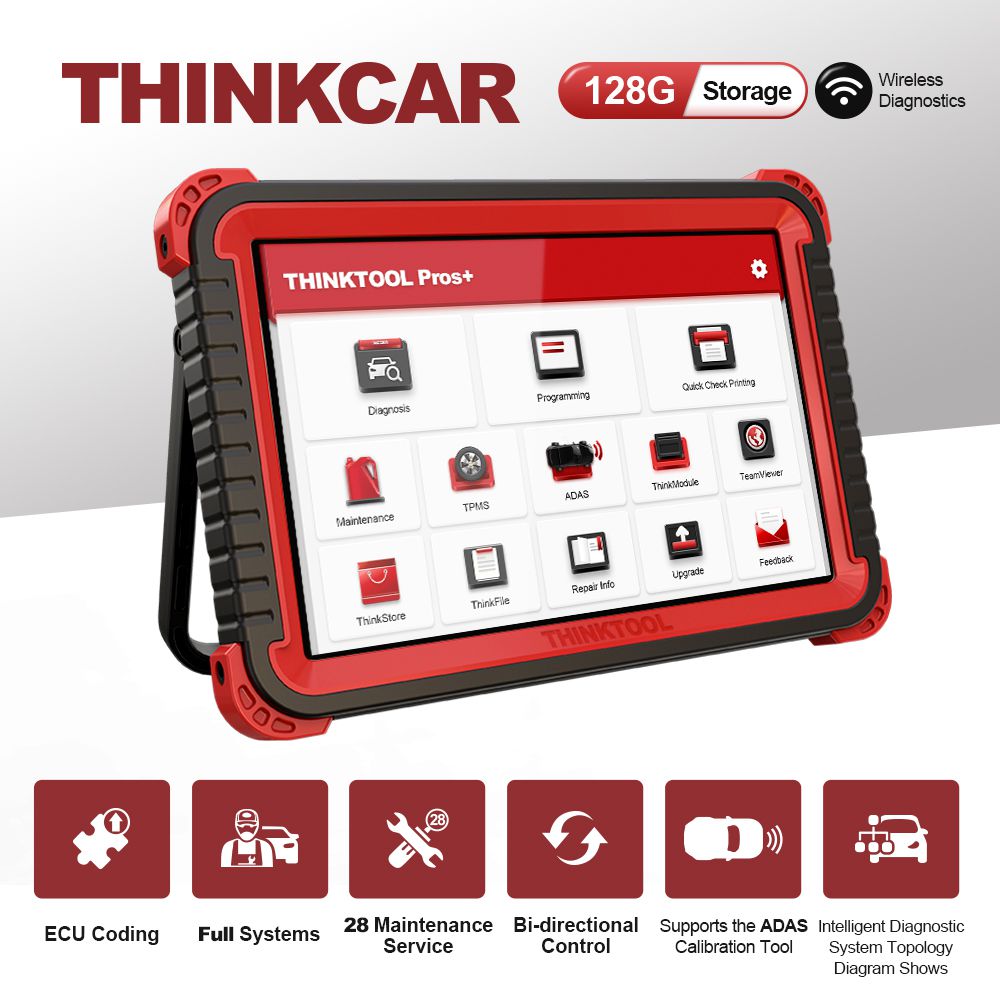 ThinkCar ThinkTool Pros+ Online Programming Tool launch obd2 scanner all system code reader pk autel maxisys 908 pro