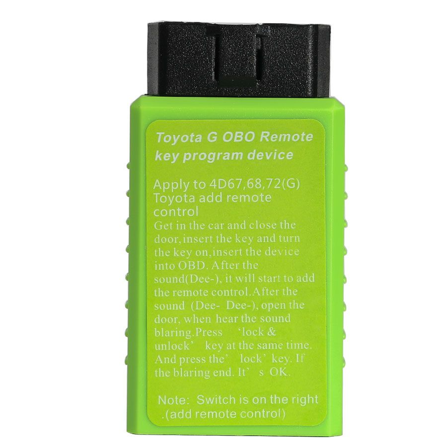 Toyota G and Toyota H Chip Vehicle OBD Remote Key Programming Device