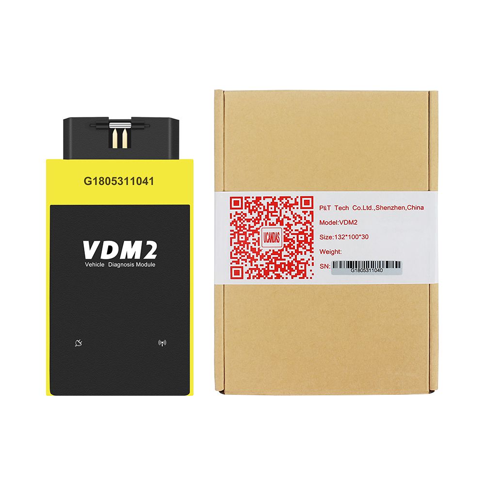 New UCANDAS VDM2 Full system V5.2 Bluetooth/Wifi OBD2 VDM II for Android VDM 2 OBDII Code Scanner PK easydiag Update Free