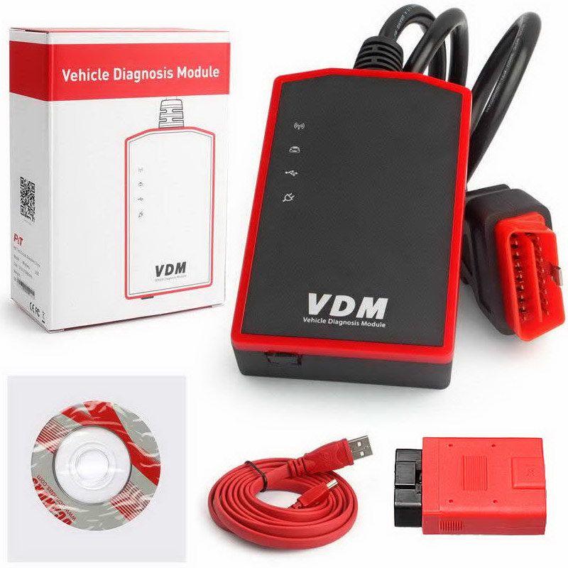 V3.9 VDM UCANDAS Wireless Automotive Diagnosis System with Honda Adapter Support Andriod V5.2