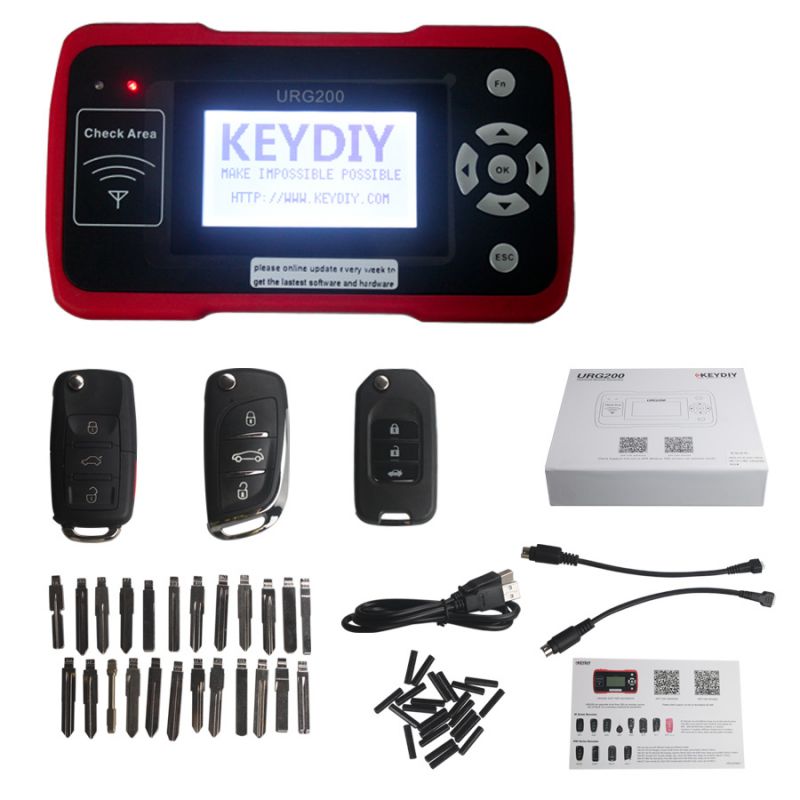 Keydiy URG200 Remote Maker Best Tool for Remote Control World with 1000 Tokens Replacement of KD900