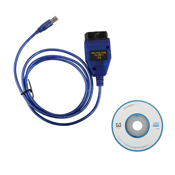 VCDS VAG COM 409 Vag KKL Interface OBDII USB Car Diagnostics Cable With FT232RL Chip For Audi/VW/Skoda/Seat