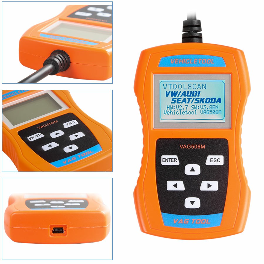 VAG506M  Code Reader Support TP-CAN and New UDS Protocol