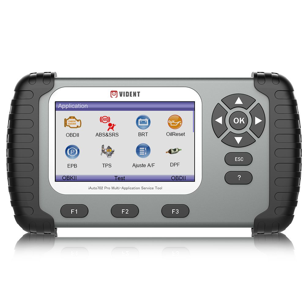 VIDENT iAuto 702Pro Multi-applicaton Service Tool Support ABS/SRS/EPB/DPF Update to 19 Maintenances 3 Years Free Update Online