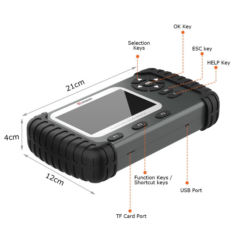 VIDENT iAuto 702Pro Multi-applicaton Service Tool Support ABS/SRS/EPB/DPF Update to 19 Maintenances 3 Years Free Update Online