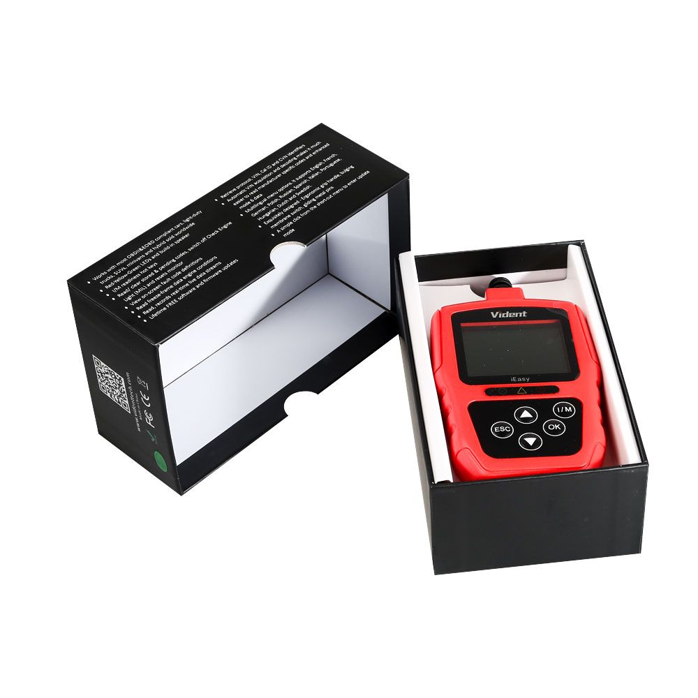 VIDENT iEasy300 CAN OBDII/EOBD Code Reader Free Update Online for 3 Years