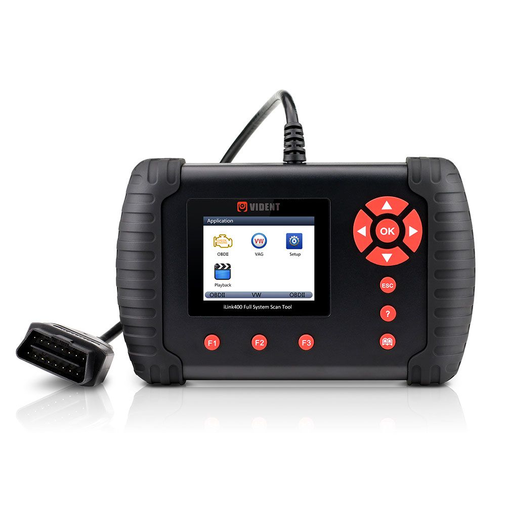 Original VIDENT iLink400 Full System Scan Tool Single Make Support ABS/SRS/EPB//DPF Regeneration/Oil Reset