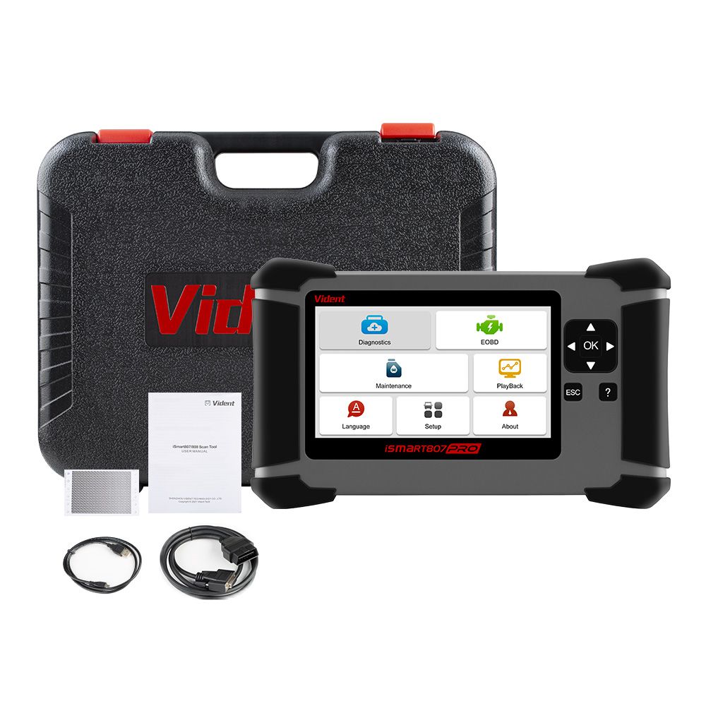 Vident iSmart807Pro All System Diagnostic Tool for All Makes Diagnostic including DPF ABS AIRBAG OIL LIFE RESET