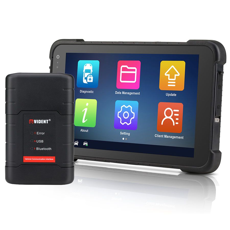 Original Vident iSmart900 8inch Tablet Automotive Diagnostic & Analysis All System + Coding (78+ Makers)