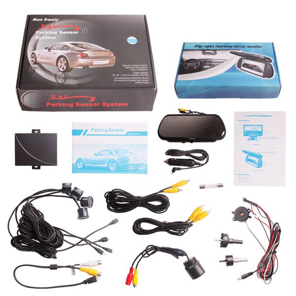 Video Parking Sensor With Camera and 7