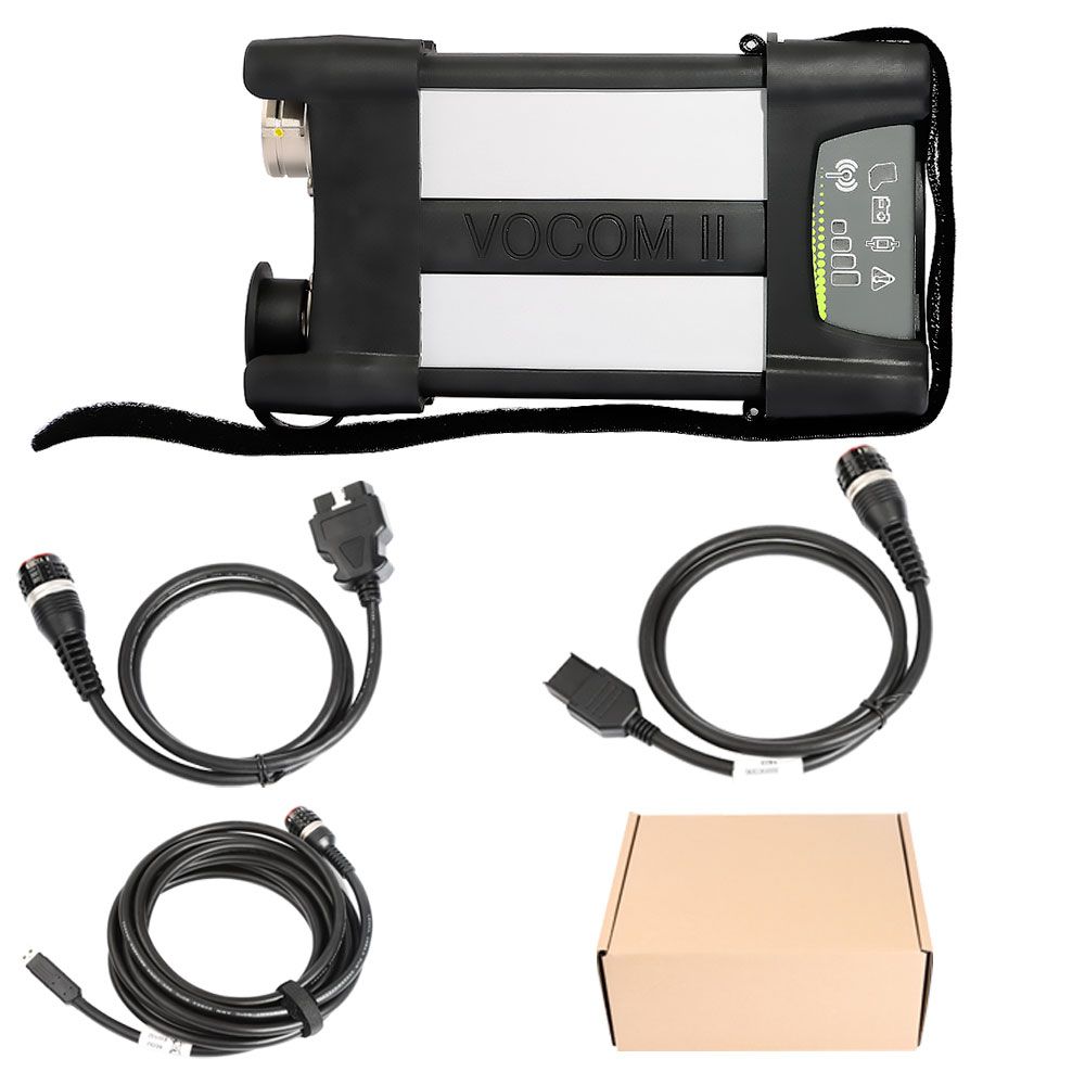 Original Volvo VOCOM II 88894000 with APCI PTT 2.7.25 Tech Tool Excavator Heavy Truck Diagnostic Scanner