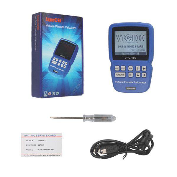 VPC-100 Hand-Held Vehicle Pin Code Calculator With 500 Tokens Update Online