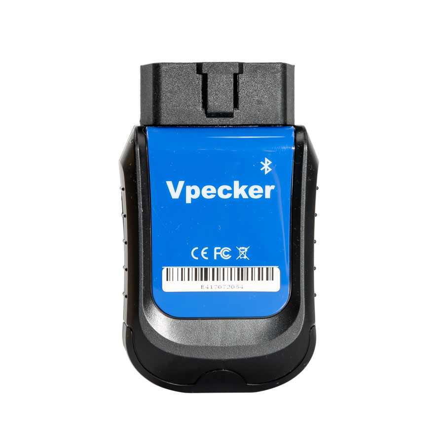 VPECKER E4 Phone Bluetooth Full System OBDII Scan Tool for Android Support ABS Bleeding/Battery/DPF/EPB/Injector/Oil Reset/TPMS