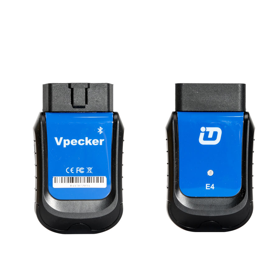 VPECKER E4 Phone Bluetooth Full System OBDII Scan Tool for Android Support ABS Bleeding/Battery/DPF/EPB/Injector/Oil Reset/TPMS