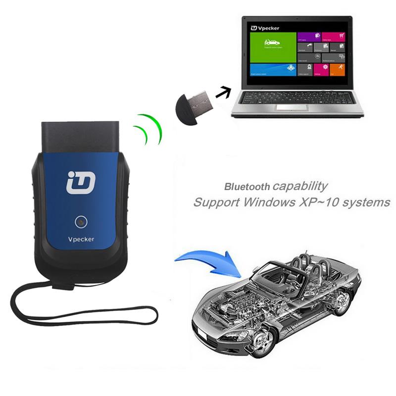 Bluetooth Version V9.2 VPECKER Easydiag OBDII Full Diagnostic Tool with Special Function Support WINDOWS 10