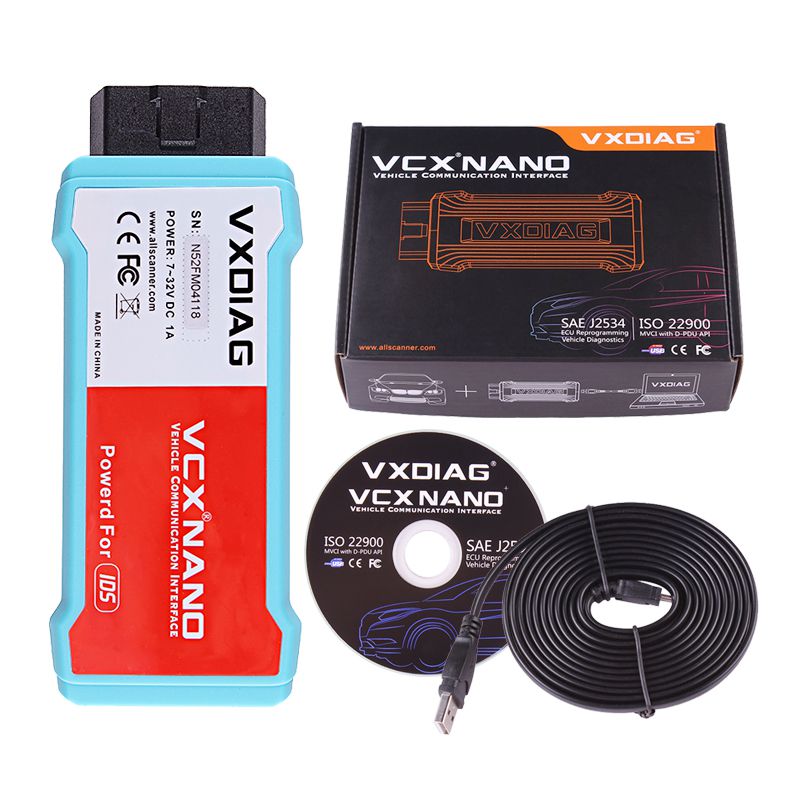 VXDIAG VCX NANO for Ford/Mazda 2 in 1 with IDS V108 WIFI Version