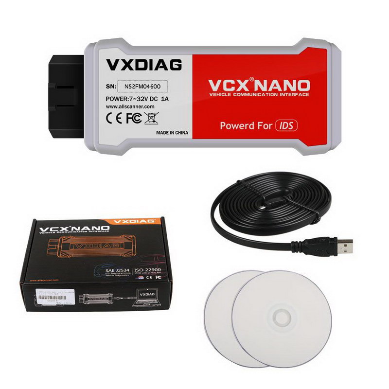 VXDIAG VCX NANO for Ford/Mazda 2 in 1 with IDS V108