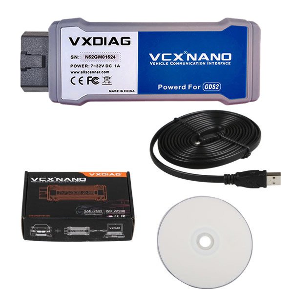 VXDIAG VCX NANO Multiple GDS2 and TIS2WEB Diagnostic/Programming System for GM/Opel