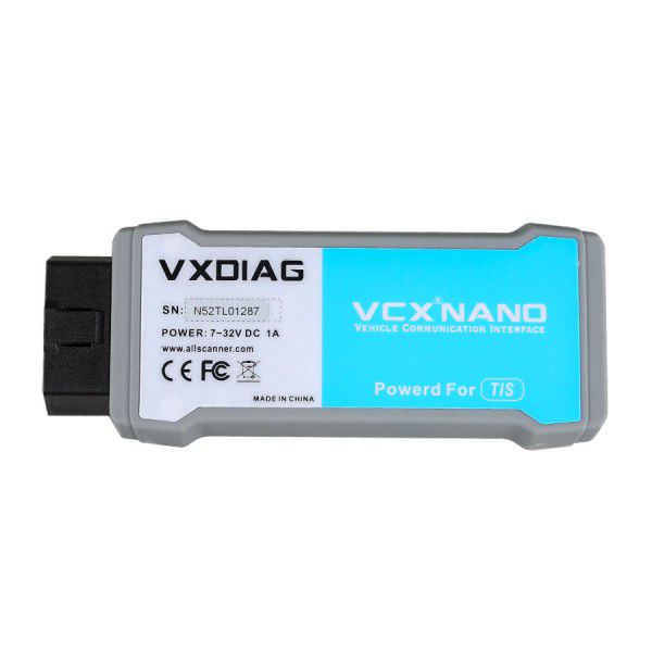 VXDIAG VCX NANO for TOYOTA TIS Techstream V12.10.019 Compatible with SAE J2534