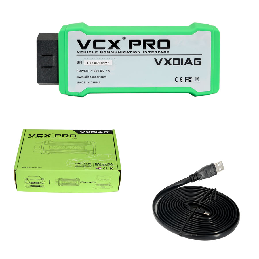 VXDIAG VCX NANO Pro For GM/FORD/MAZDA/VW/HONDA/VOLVO/TOYOTA/JLR 7-in-1 Auto OBD2 Diagnostic Tool