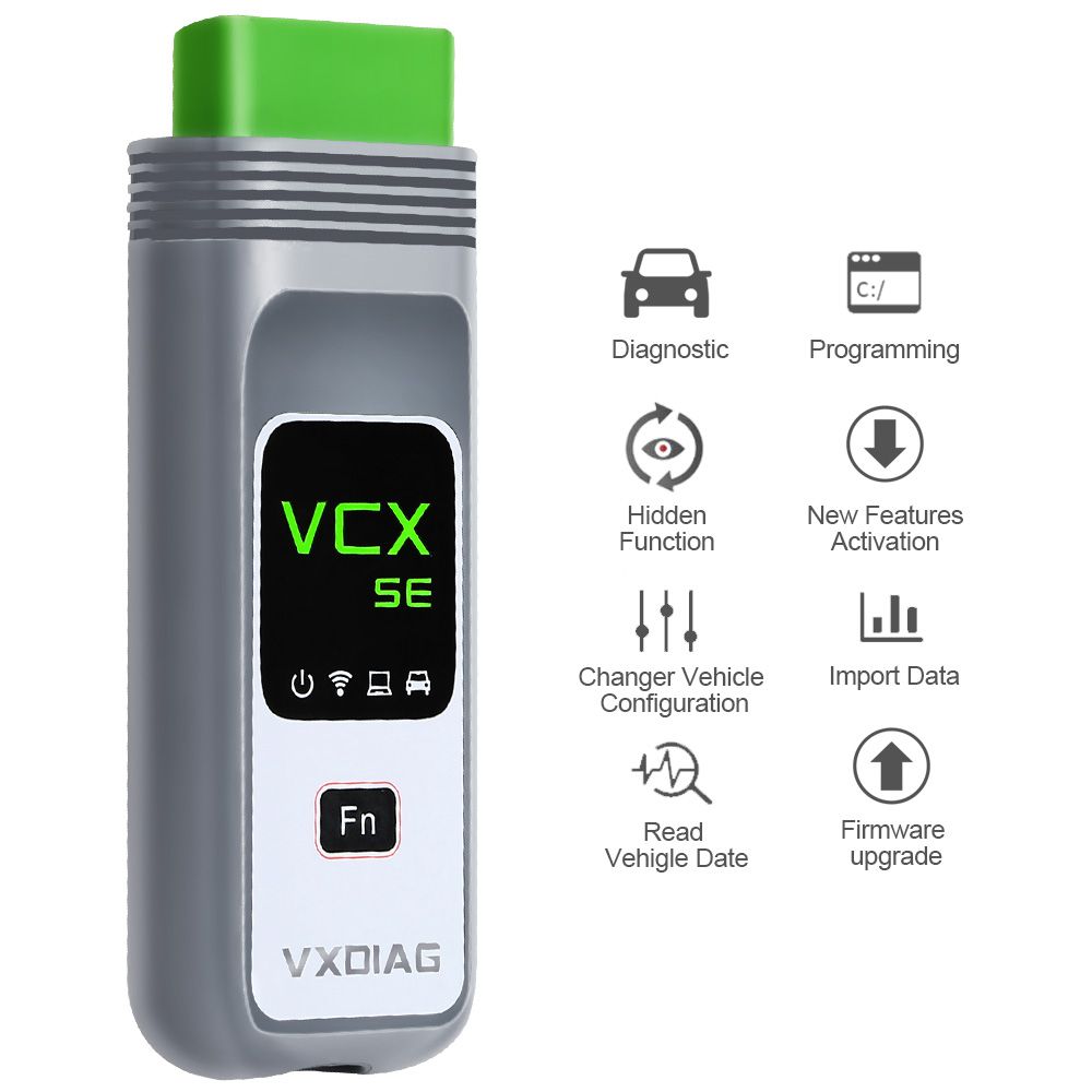 VXDIAG VCX SE for BMW Diagnostic and Programming Tool with Software HDD Support Online Coding