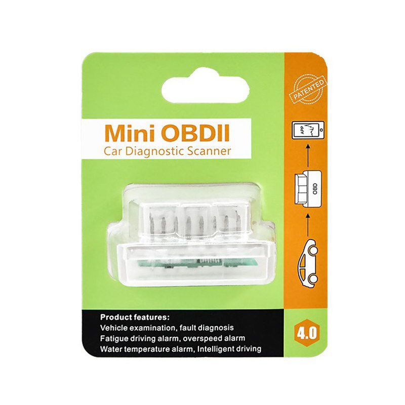 White MINI OBD2 V4.0 Newest ELM327 OBDII OBD2 EOBD Code Scanner for iOS/ Android/ Windows Car Diagnostic Interface