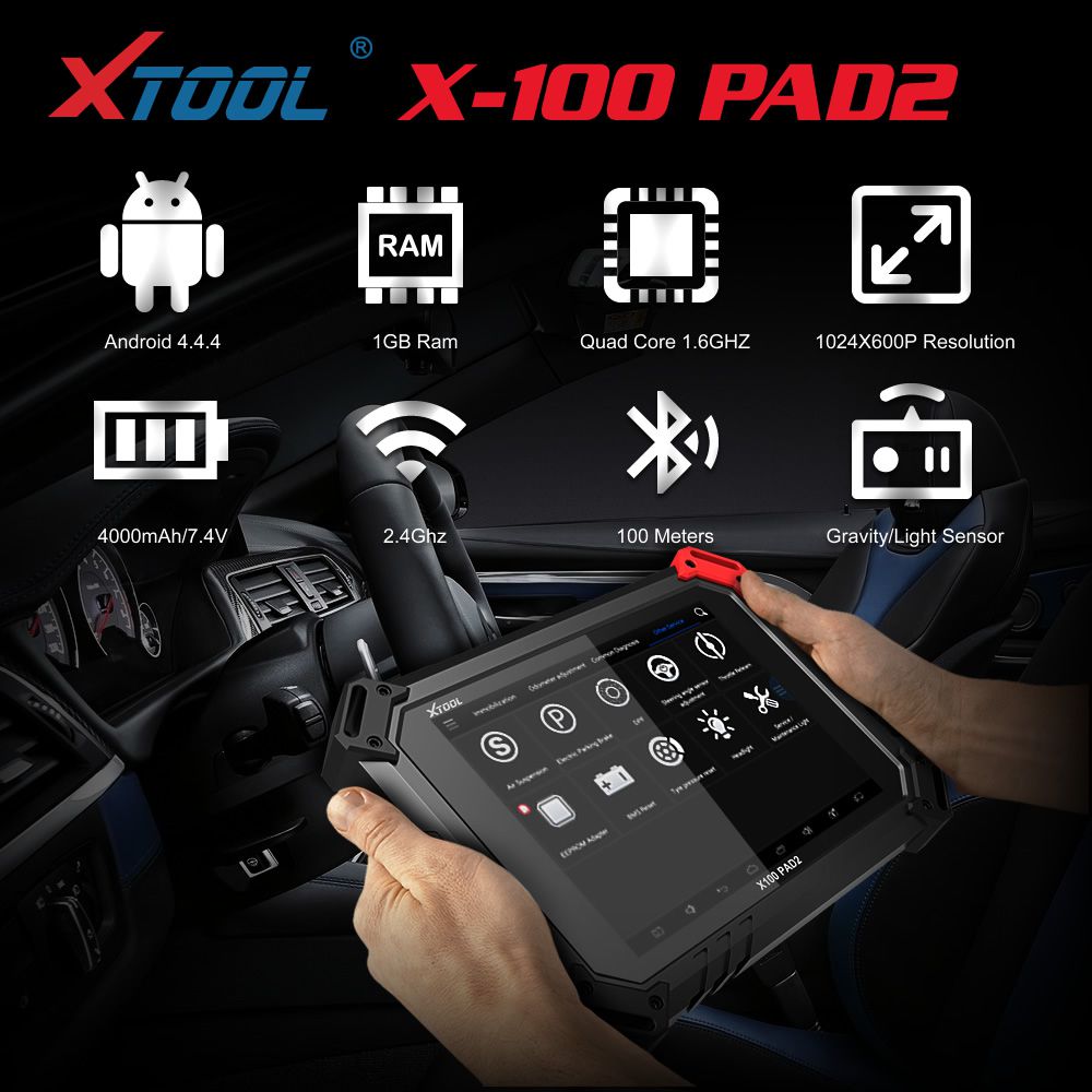 XTOOL X-100 PAD2 Pro Special Functions Expert with VW 4th & 5th IMMO