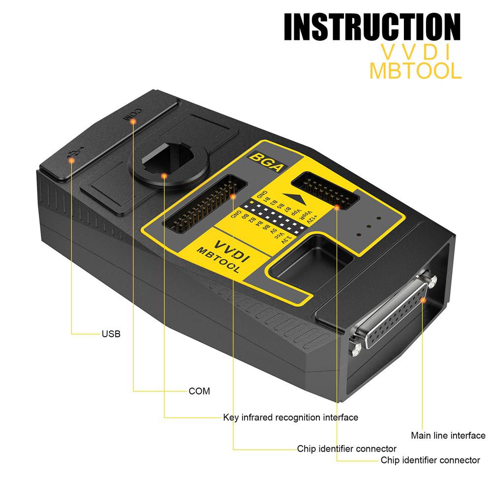 Original Xhorse V5.0.2 VVDI MB BGA TooL Benz Key Programmer Including BGA Calculator Function Support W210 All Key Lost