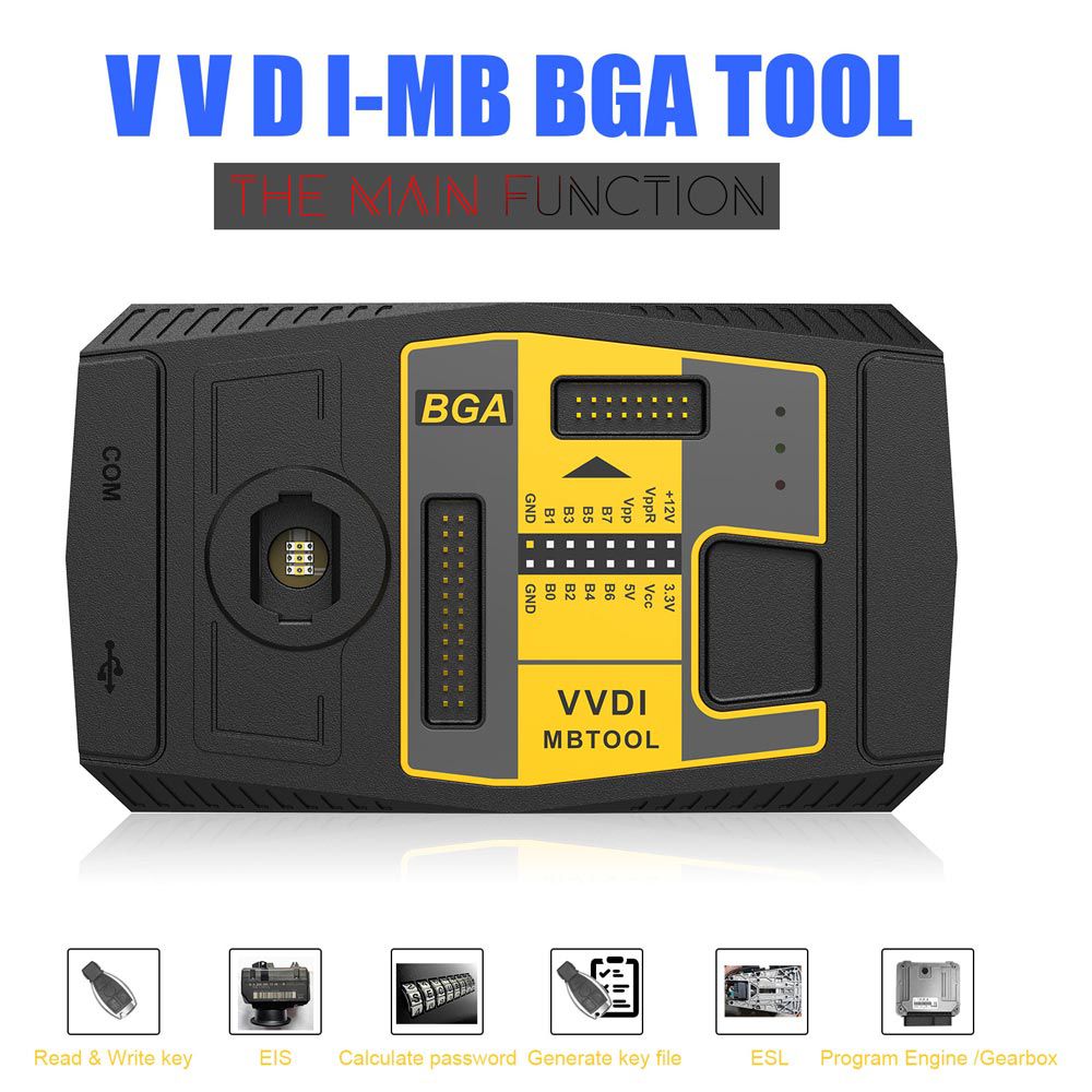 Original Xhorse V5.0.2 VVDI MB BGA TooL Benz Key Programmer Including BGA Calculator Function Support W210 All Key Lost