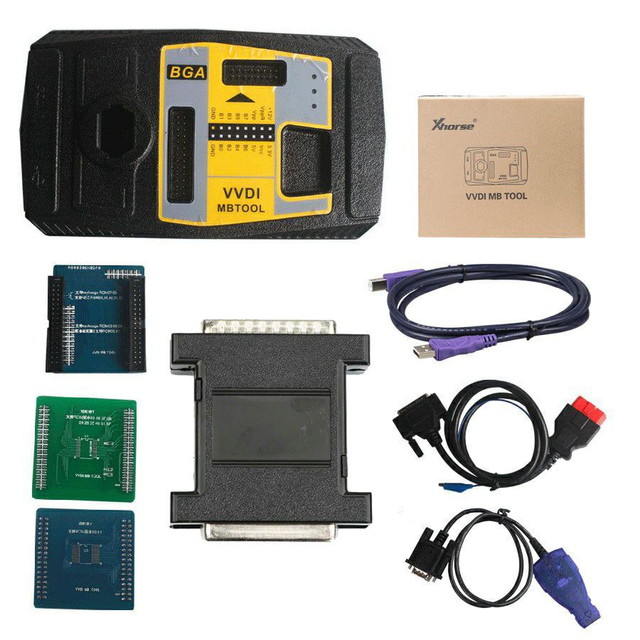 Original Xhorse VVDI MB BGA TooL Benz Key Programmer Plus VVDI MB Tool Power Adapter for Data Acquisition