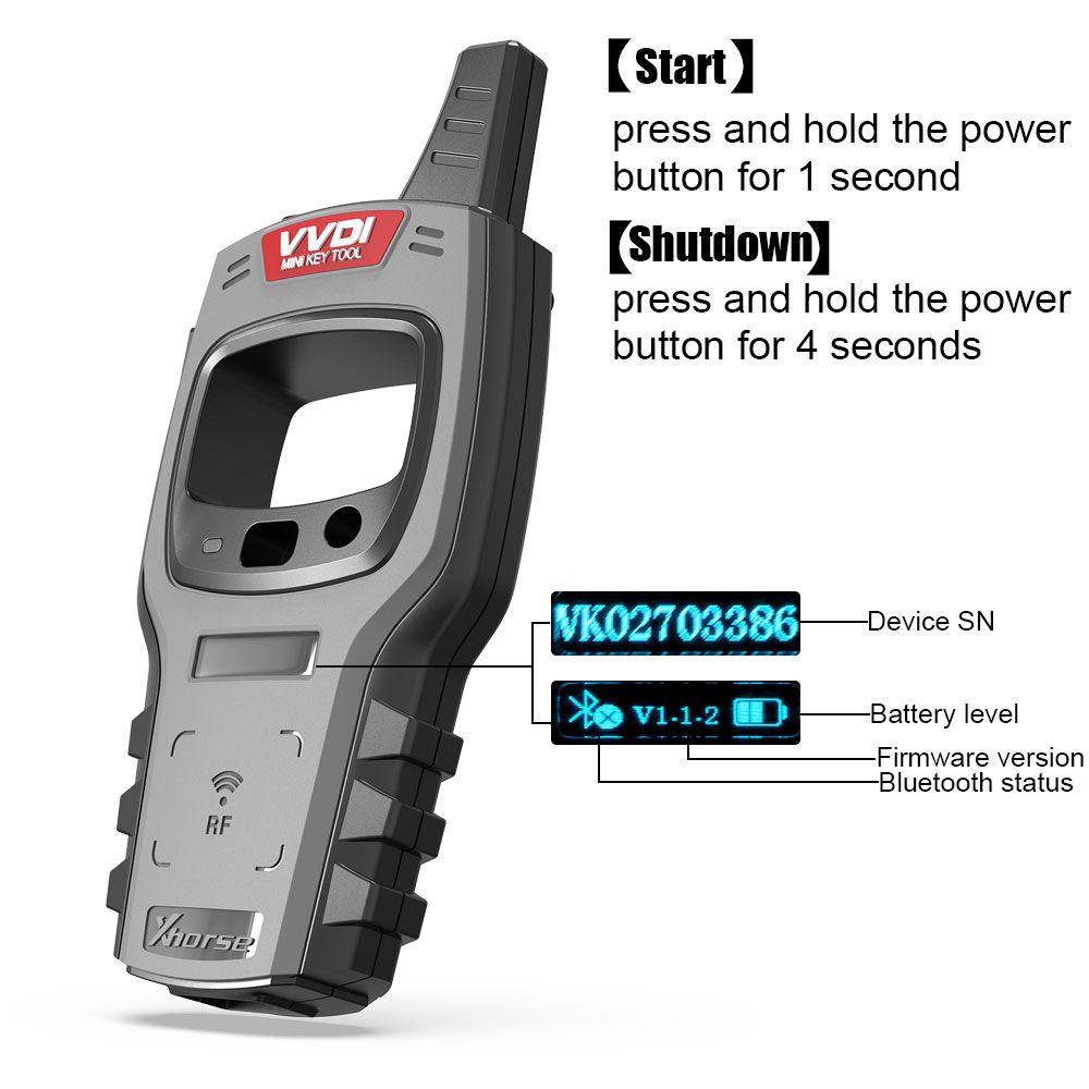 2019 New Arrival Xhorse VVDI Mini Key Tool Remote Key Programmer Support IOS and Android The Same Functions as VVDI Key Tool