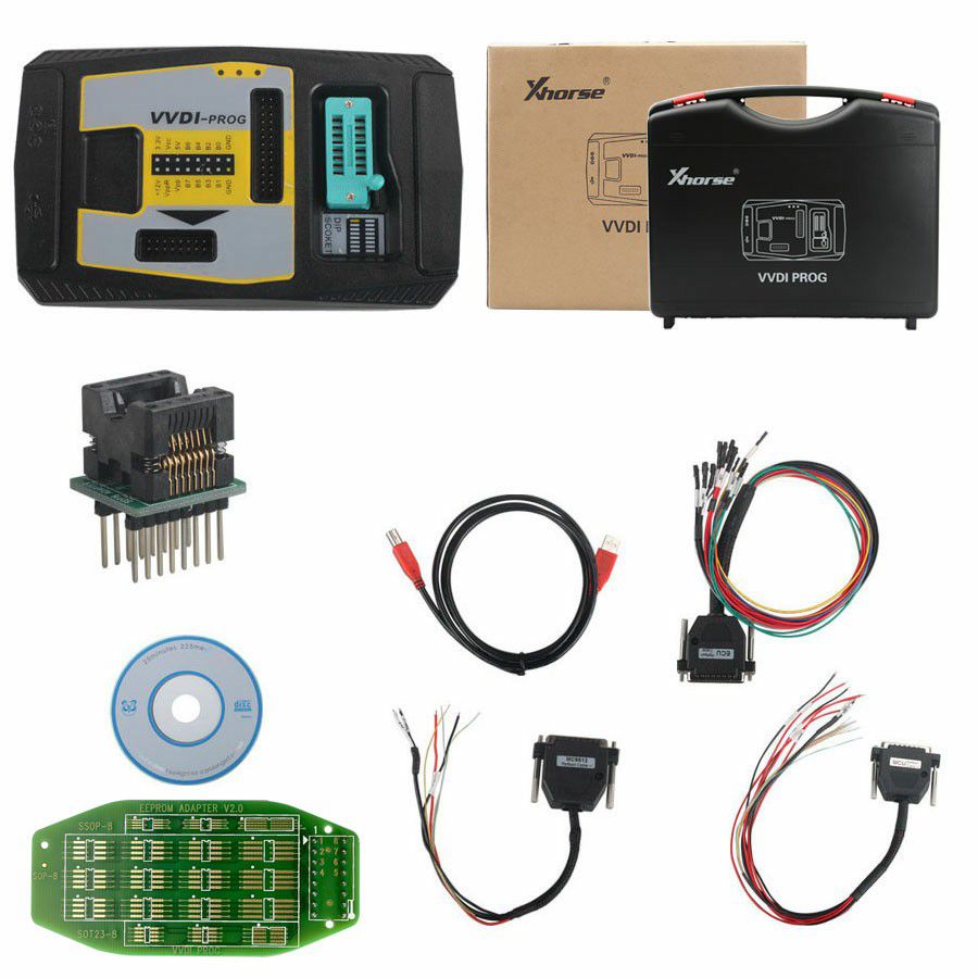 Original V4.8.7 Xhorse VVDI PROG Programmer with M35160WT Adapter Free Shipping by DHL
