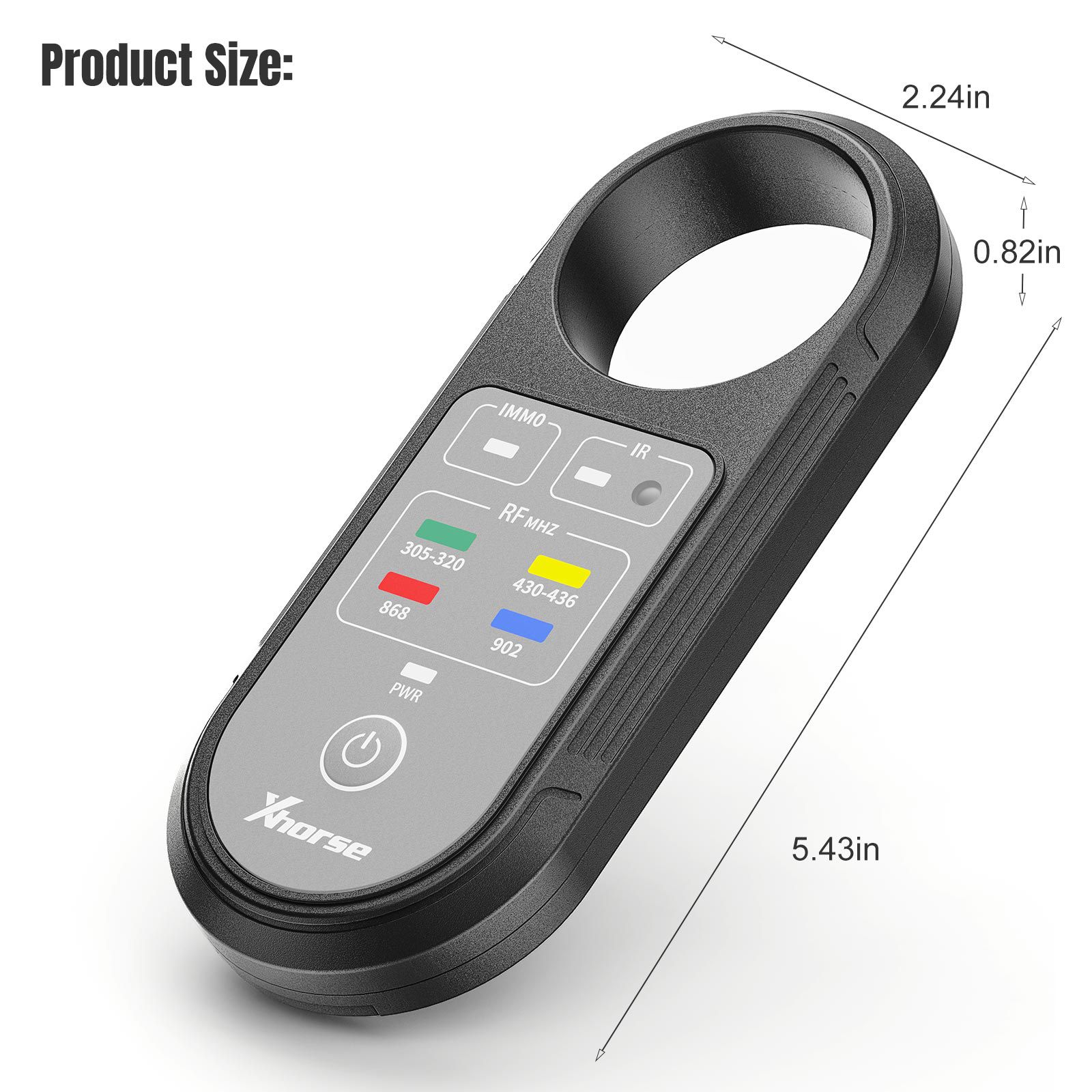 2023 Xhorse XDRT20 V2 Frequency Tester Infrared Signal Detection for 315Mhz 433Mhz 868Mhz 902Mhz