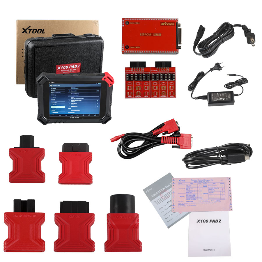 Original XTOOL X100 X-100 PAD2 X100 PADII Key Programmer Special Functions Expert Update Version of X100 PAD