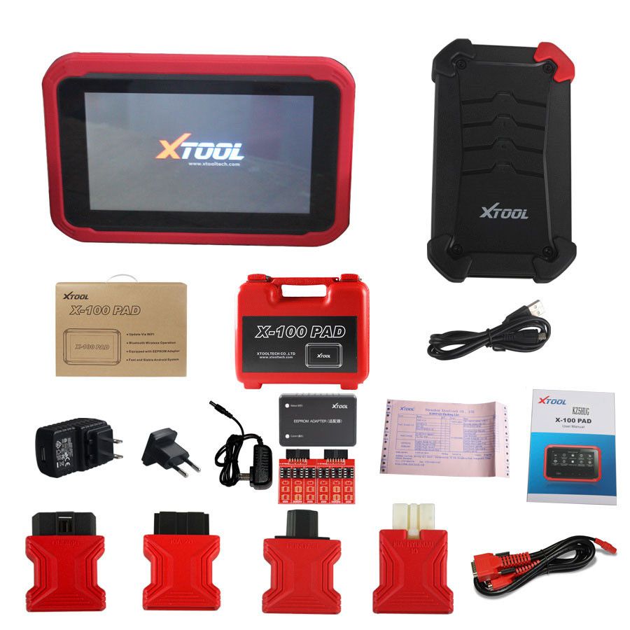 XTOOL X-100 PAD Tablet Key Programmer with EEPROM Adapter Support Special Functions